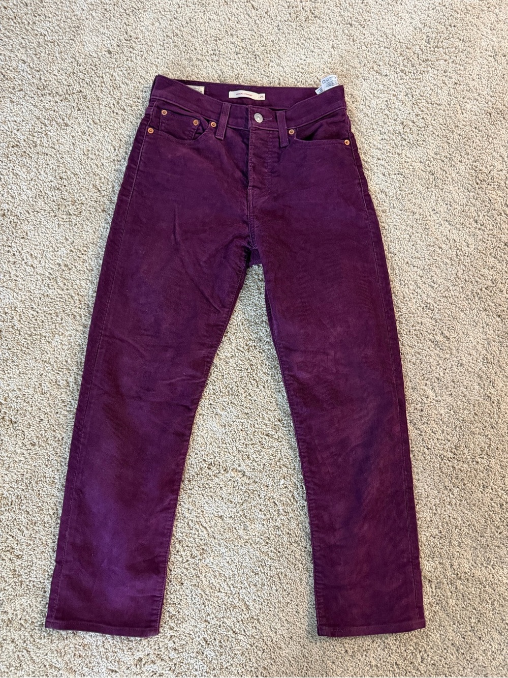 Women's Purple Corduroy Jeans